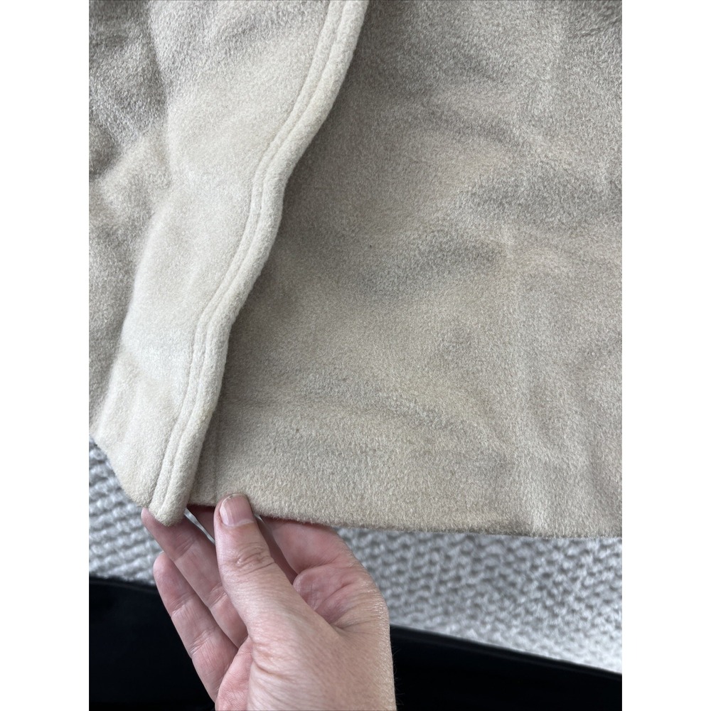 Vintage Kashmiraj Luxurious Man Made Cashmere Beige Trench Coat Elegant Fashions - Picture 9 of 15